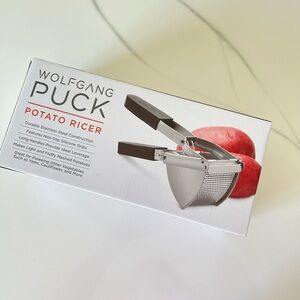 Wolfgang Puck Stainless Steel Potato Ricer - Black